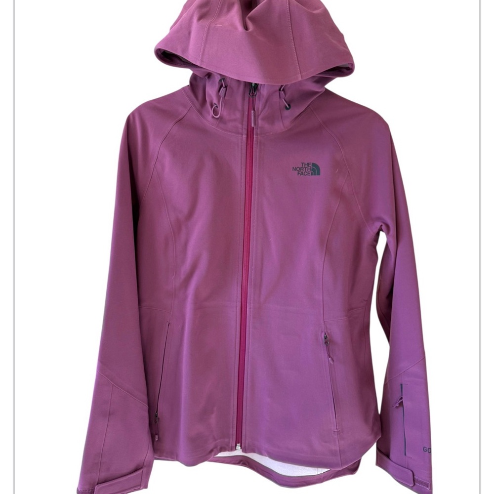 The North Face Mauve/Pink Hooded Gortex Apex Softshell Jacket